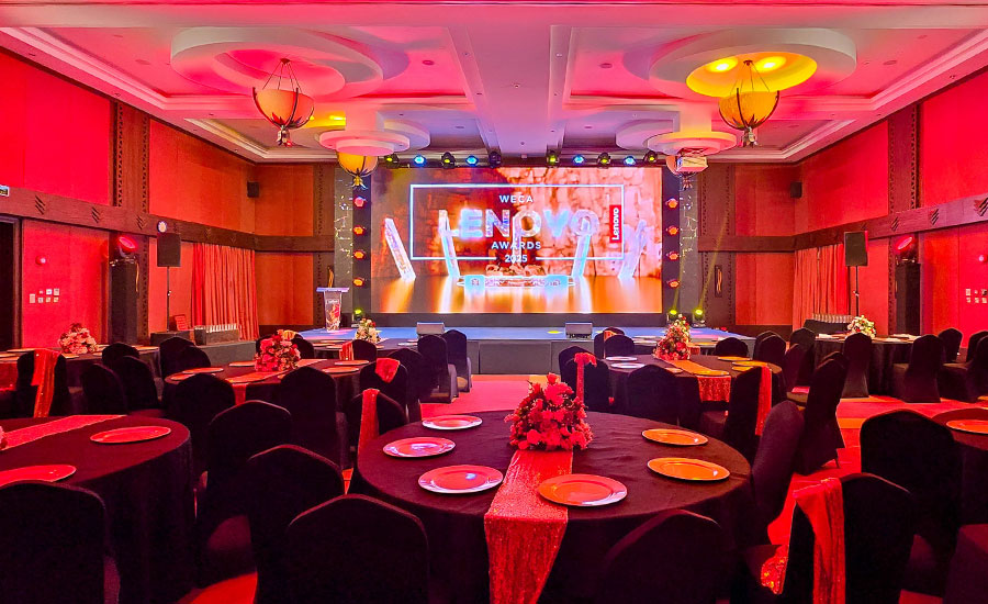 Celebrations and events set up
