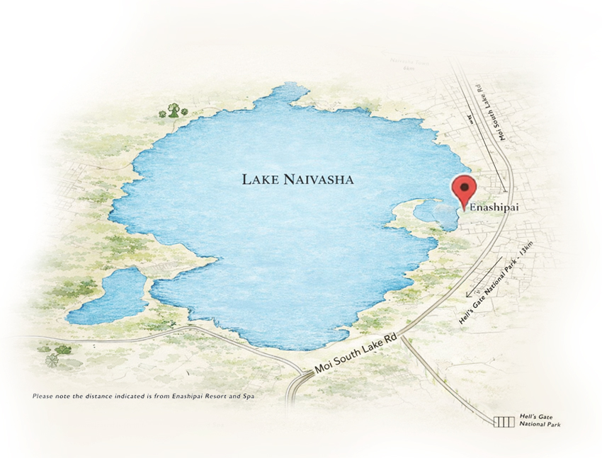 Lake Naivasha map