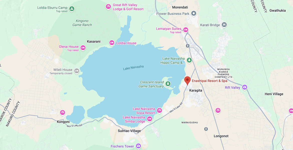 Enashipai Location Map