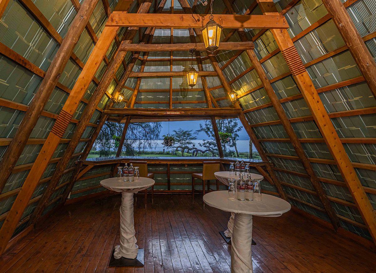 Lakeside Bar seating area