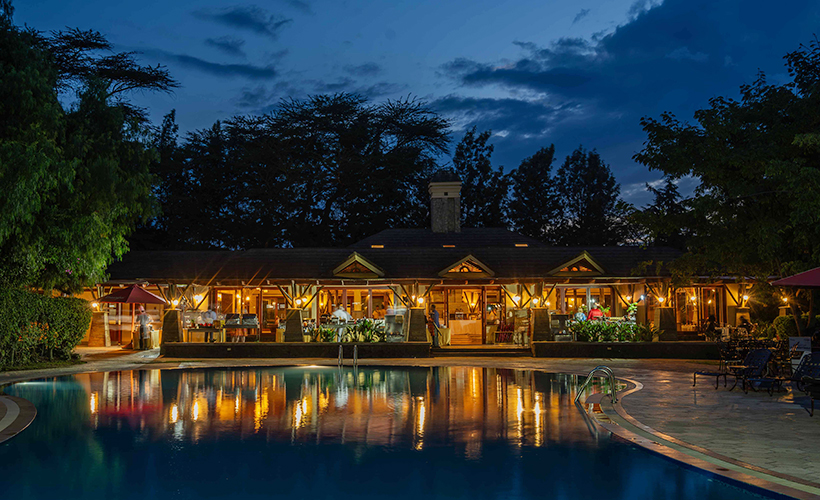 Senteu Restaurant exterior at Enashipai Resort & Spa