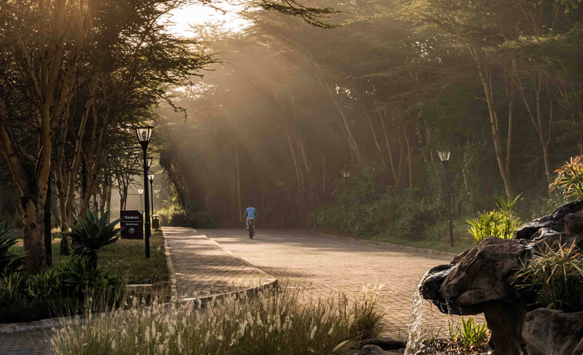 Nature walking trail in Naivasha