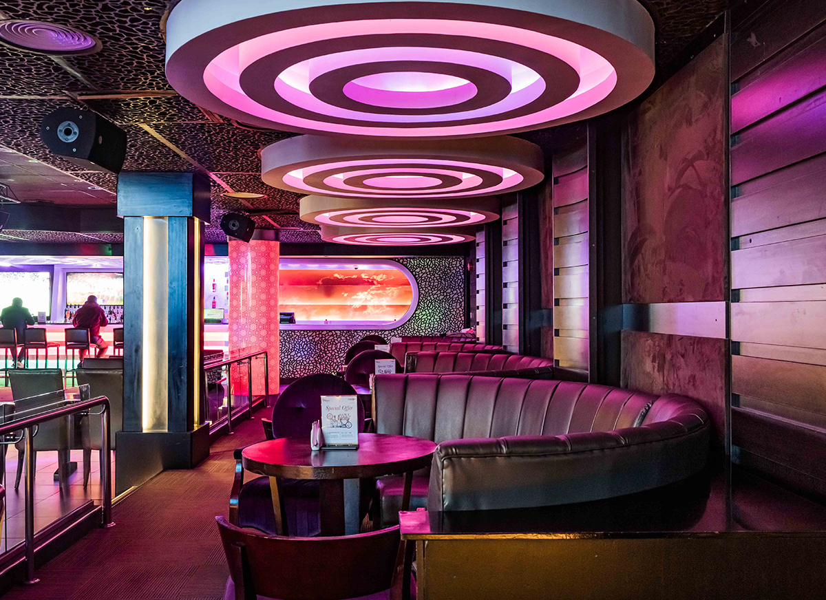 Wave NightClub lounge seating area